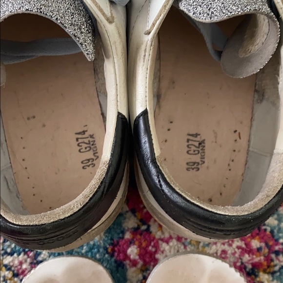 Leather Golden Goose Superstars w/ glitter tongue - Picture 14 of 15